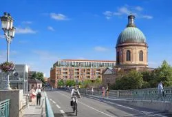 Cour de dôme à Toulouse